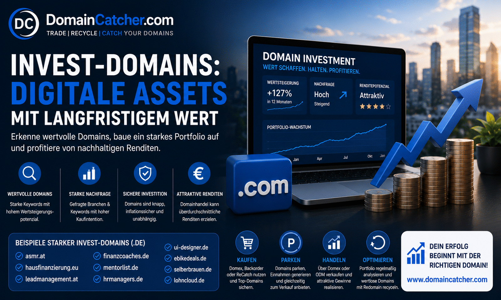 Invest-Domains: Chancen, Strategien & Renditepotenzial